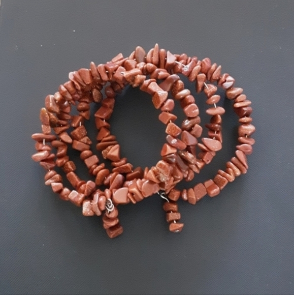 Goldstone Memory Stretch Bracelet - Picture 2 of 5